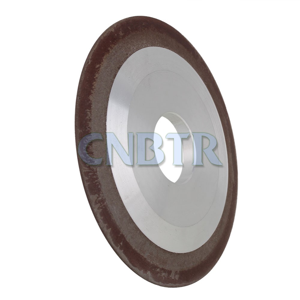 125x10x25x8mm ̾Ƹ 150 ׸ BQLZR ƮƮ ÷ ũ ׶ε  Ŀ/125x10x25x8mm Diamond 150 Grit BQLZR Straight Flat Disc Grinding Wheel Cutter
